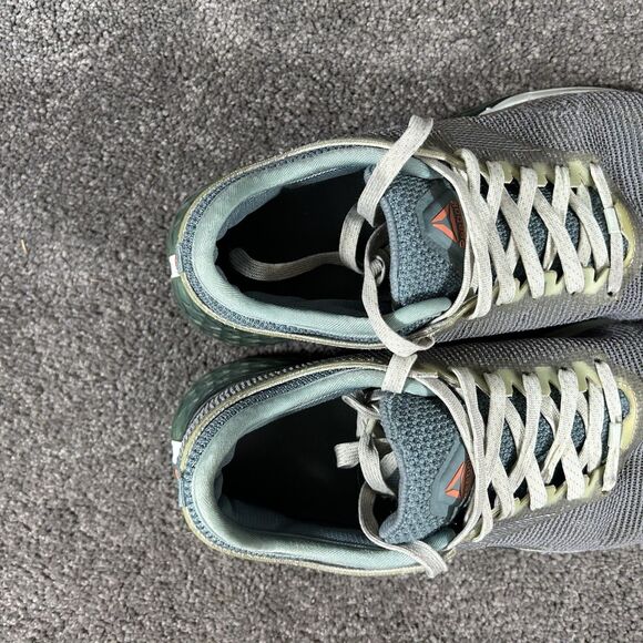 Reebok Nano 9 FU6831 Women’s Sz 8.5 Green Gray Training Athletic Gym Shoes Used - Picture 11 of 13